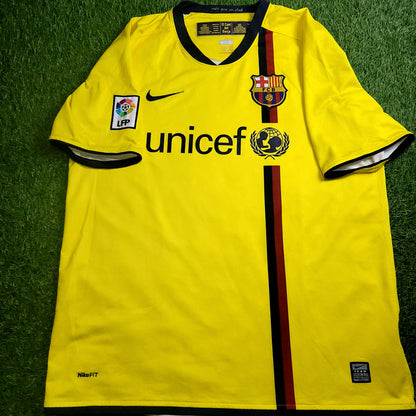 Henry Barcelona TREBLE SEASON 2008 2009 Away Soccer Jersey Shirt L SKU# 286787-760