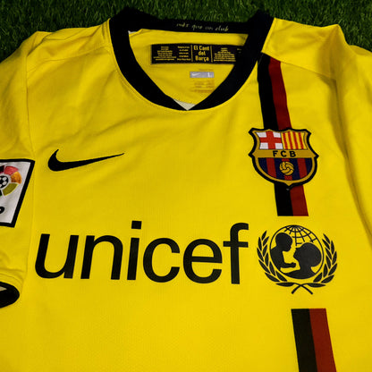 Henry Barcelona TREBLE SEASON 2008 2009 Away Soccer Jersey Shirt L SKU# 286787-760