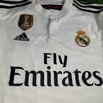 Cristiano Ronaldo Real Madrid 2014 2015 UEFA Home Soccer Jersey Shirt L SKU# F50637
