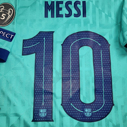 Messi Barcelona 2019 2020 UEFA PLAYER ISSUE Third Soccer Jersey Shirt BNWT L SKU# AR9343-310