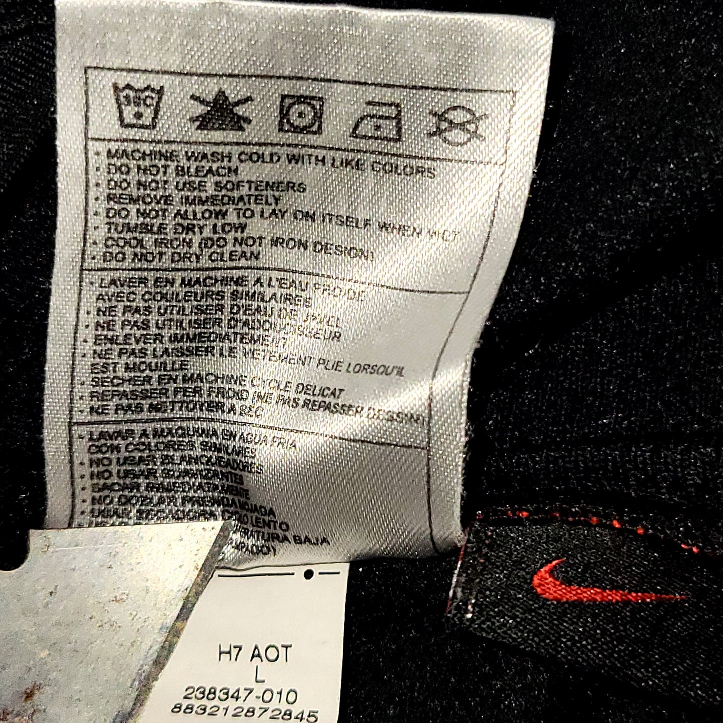 Cristiano Ronaldo Nike Manchester United 2007 2008 Away Soccer Jersey Shirt L SKU# 238347-010