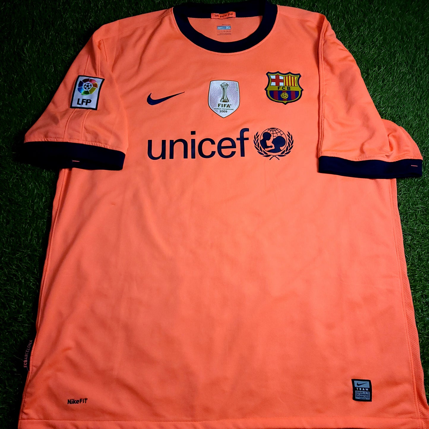 Marquez Barcelona 2009 2010 Away Soccer Jersey Shirt XL SKU# 355020-870