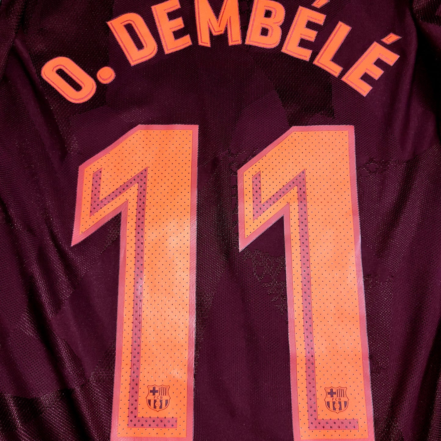 Dembele Barcelona 2017 2018 Third UEFA PLAYER ISSUE Soccer Jersey Shirt M SKU# 847188-683
