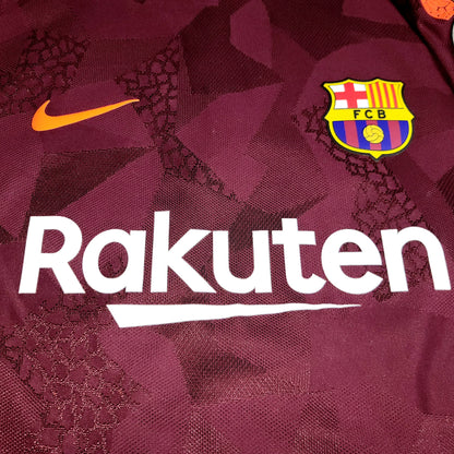 Dembele Barcelona 2017 2018 Third UEFA PLAYER ISSUE Soccer Jersey Shirt M SKU# 847188-683
