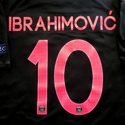 Ibrahimovic PSG Paris Saint Germain 2015 2016 Third UEFA Soccer Jersey L SKU# 658901-011 )
