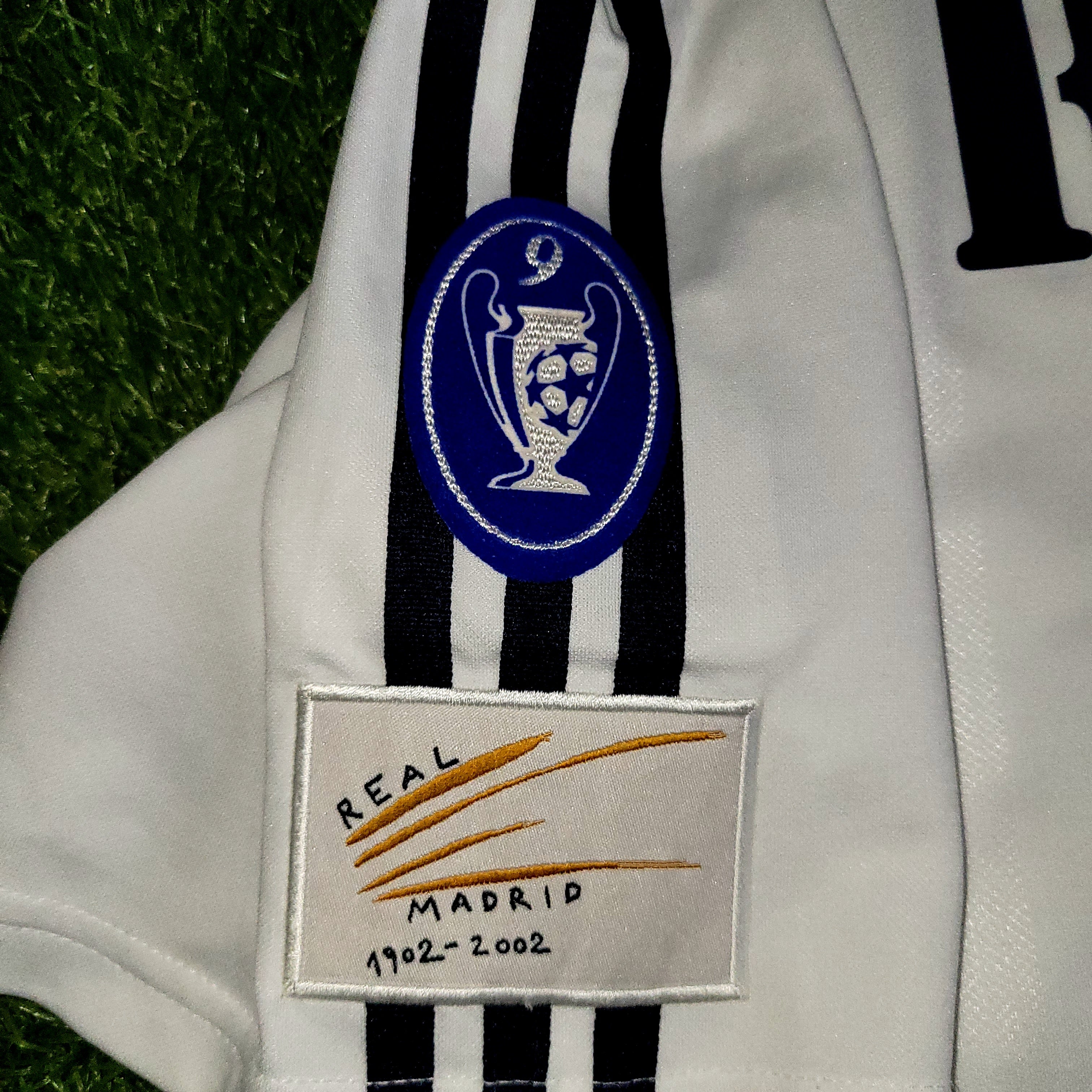Ronaldo Real Madrid UEFA CENTENARY DEBUT 2002 2003 Soccer Jersey M