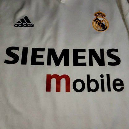 Ronaldo Real Madrid UEFA CENTENARY DEBUT 2002 2003 Soccer Jersey M SKU# 134748