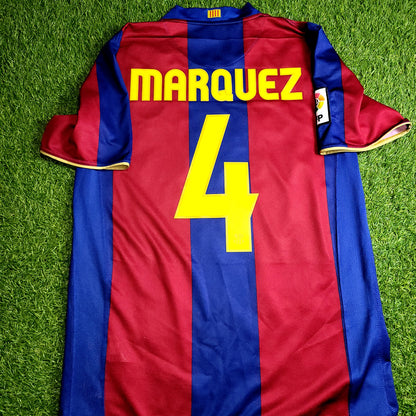 Marquez Barcelona Anniversary Home 2007 2008 Soccer Jersey M SKU# 237741-655