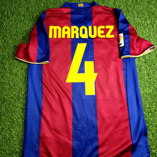 Marquez Barcelona Anniversary Home 2007 2008 Soccer Jersey M SKU# 237741-655