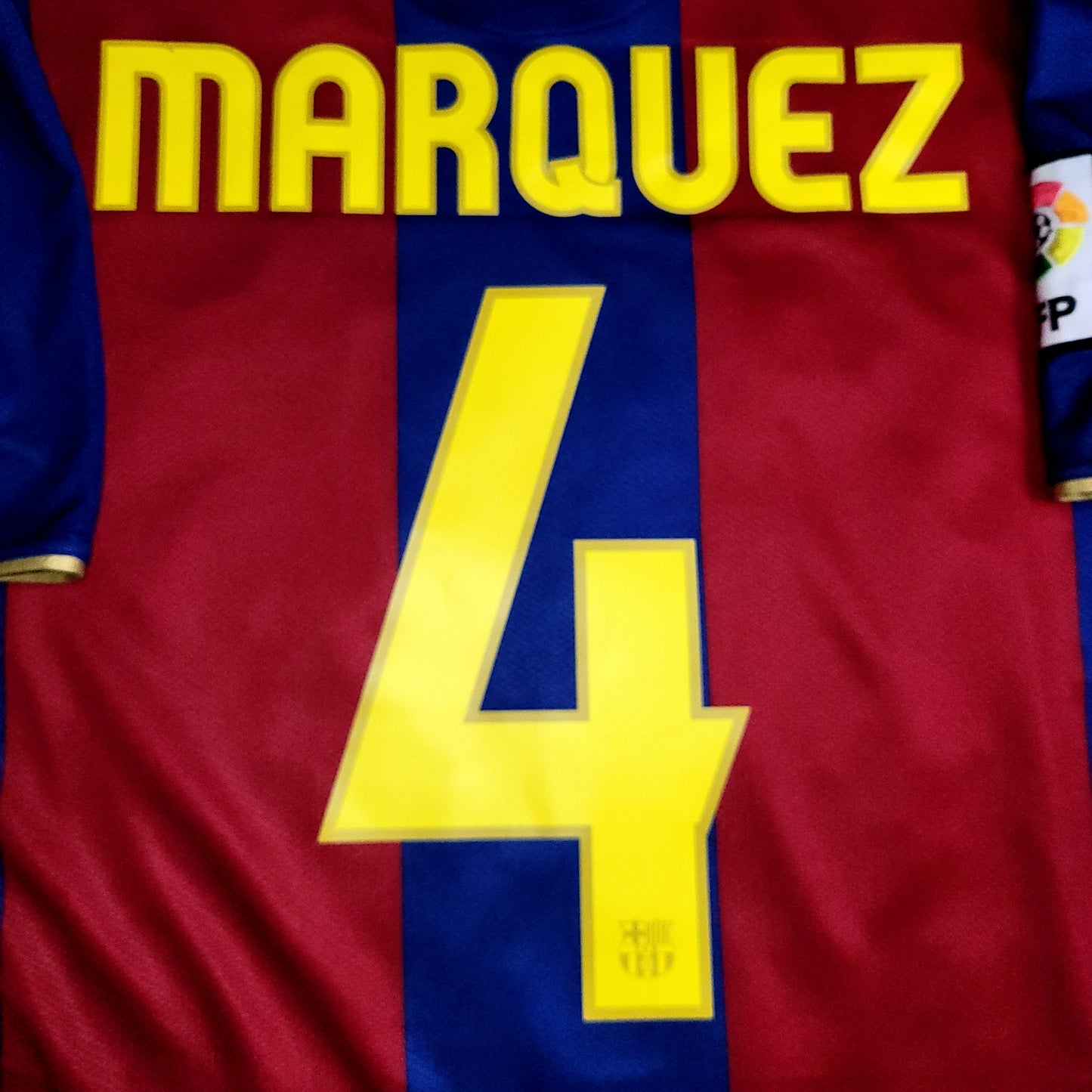 Marquez Barcelona Anniversary Home 2007 2008 Soccer Jersey M SKU# 237741-655