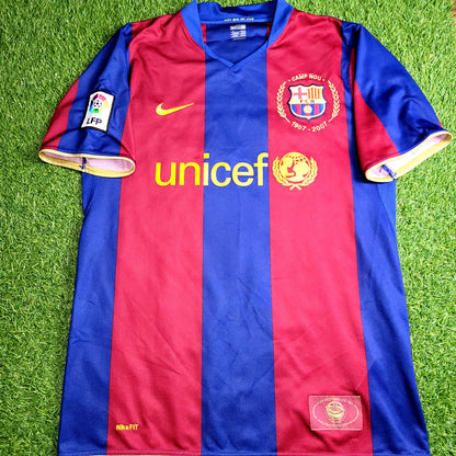 Marquez Barcelona Anniversary Home 2007 2008 Soccer Jersey M SKU# 237741-655