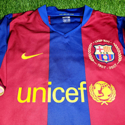 Marquez Barcelona Anniversary Home 2007 2008 Soccer Jersey M SKU# 237741-655