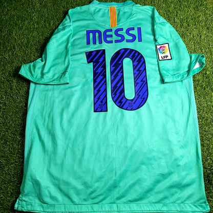 Messi Barcelona 2010 2011 Away Soccer Jersey XL SKU# 382358-310