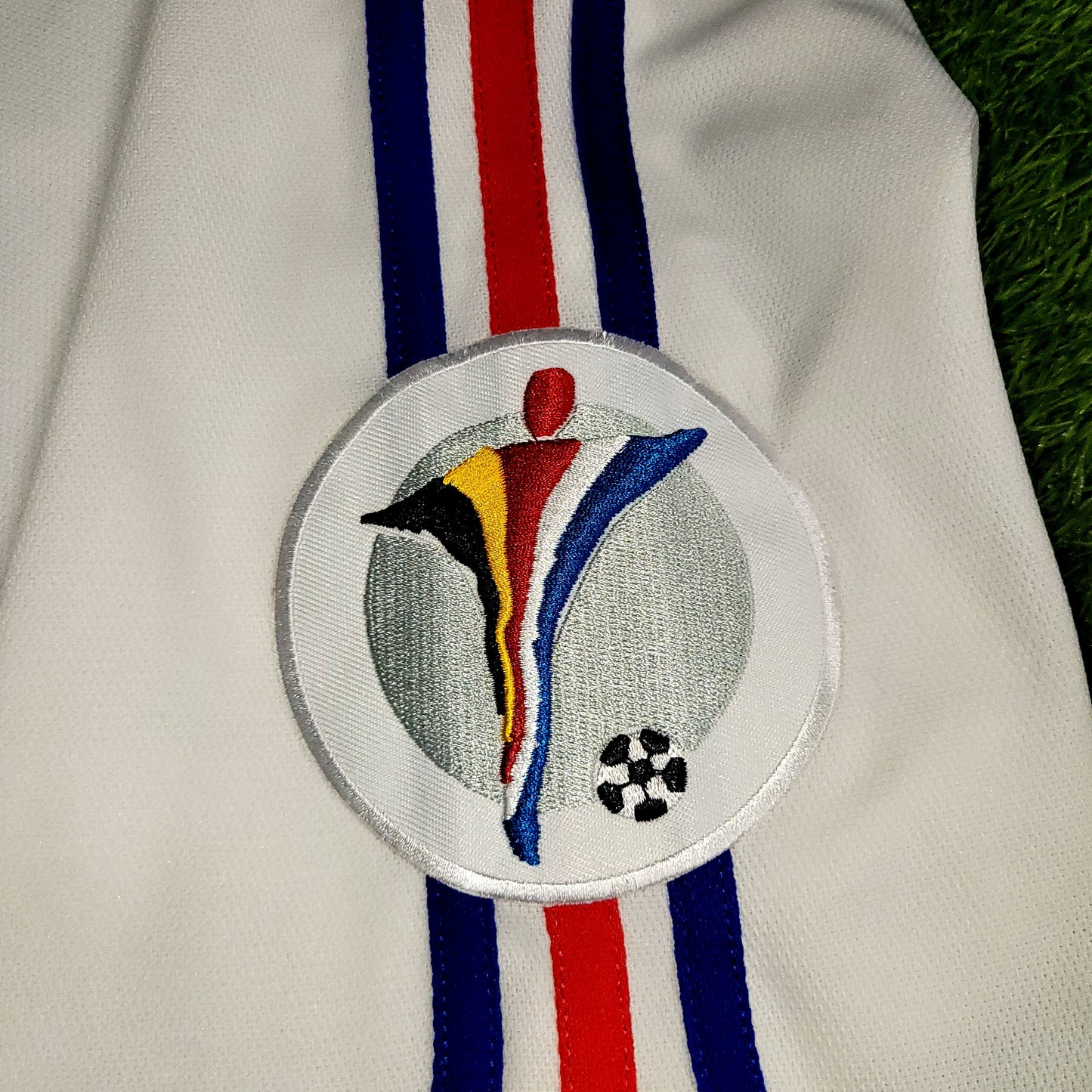 Zidane France 2000 EURO CUP Away Soccer Jersey L SKU# 647189