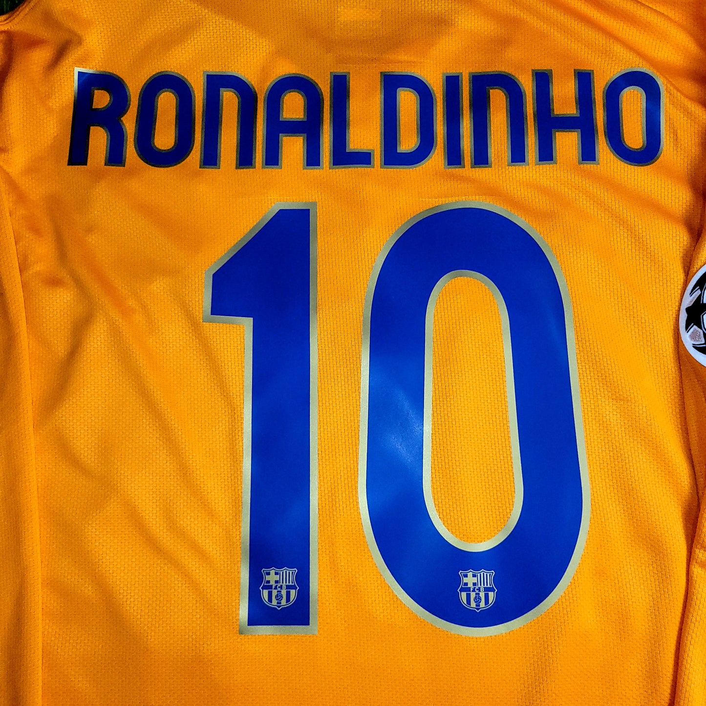 Ronaldinho Barcelona 2007 2008 Third Long Sleeve Soccer Jersey XL SKU# 244795-818
