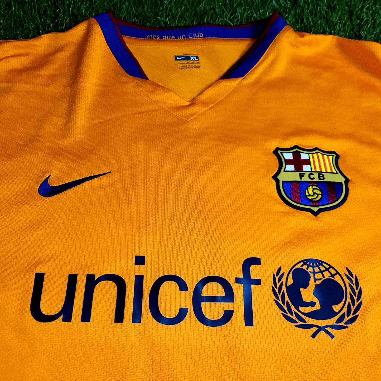 Ronaldinho Barcelona 2007 2008 Third Long Sleeve Soccer Jersey XL SKU# 244795-818