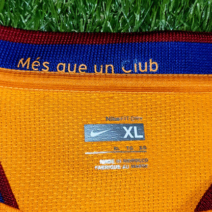 Ronaldinho Barcelona 2007 2008 Third Long Sleeve Soccer Jersey XL SKU# 244795-818