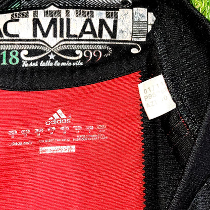 Ronaldinho AC Milan Adidas 2010 2011 Home Soccer Jersey M SKU# P96288