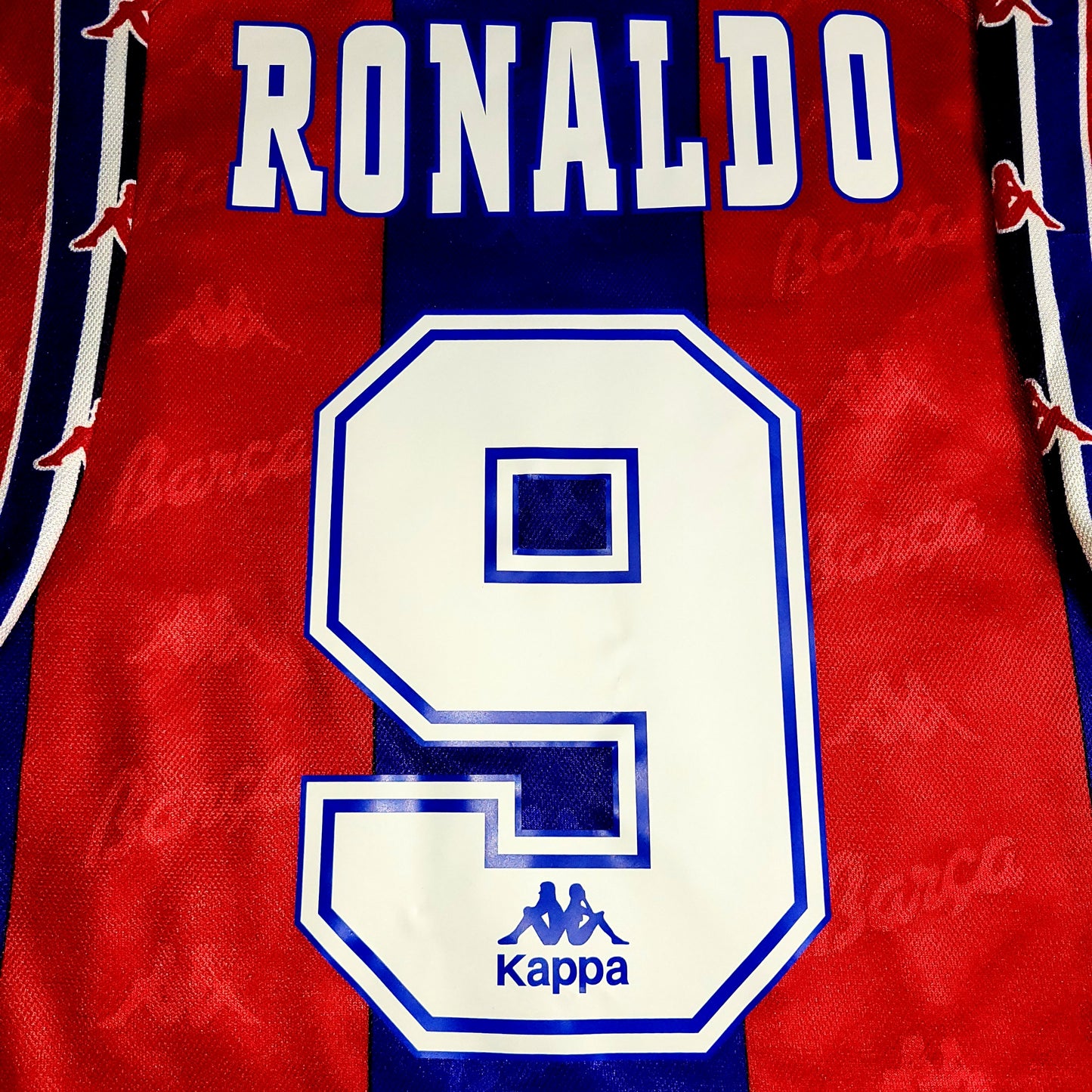 Ronaldo Kappa Barcelona 1996 1997 Home Soccer Jersey XL