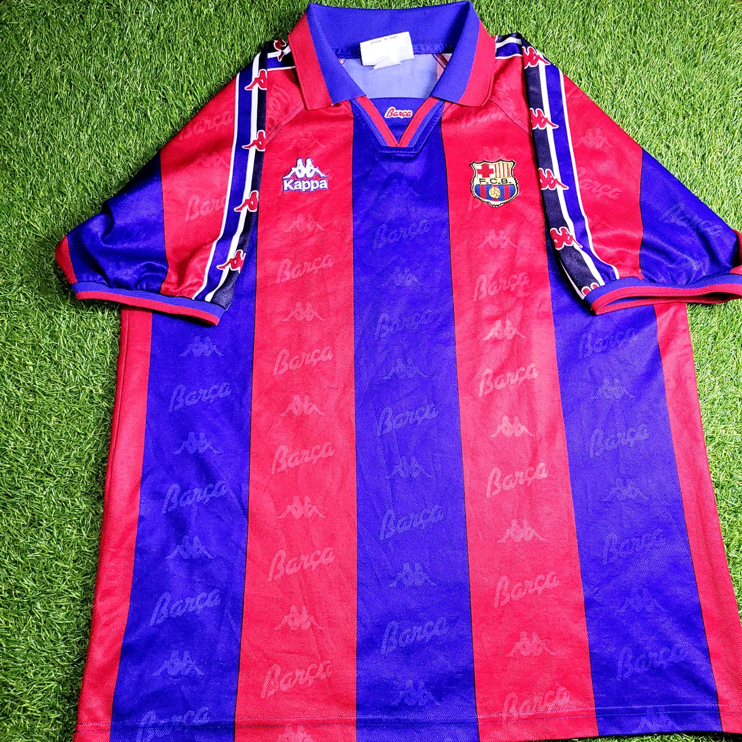 Ronaldo Kappa Barcelona 1996 1997 Home Soccer Jersey XL