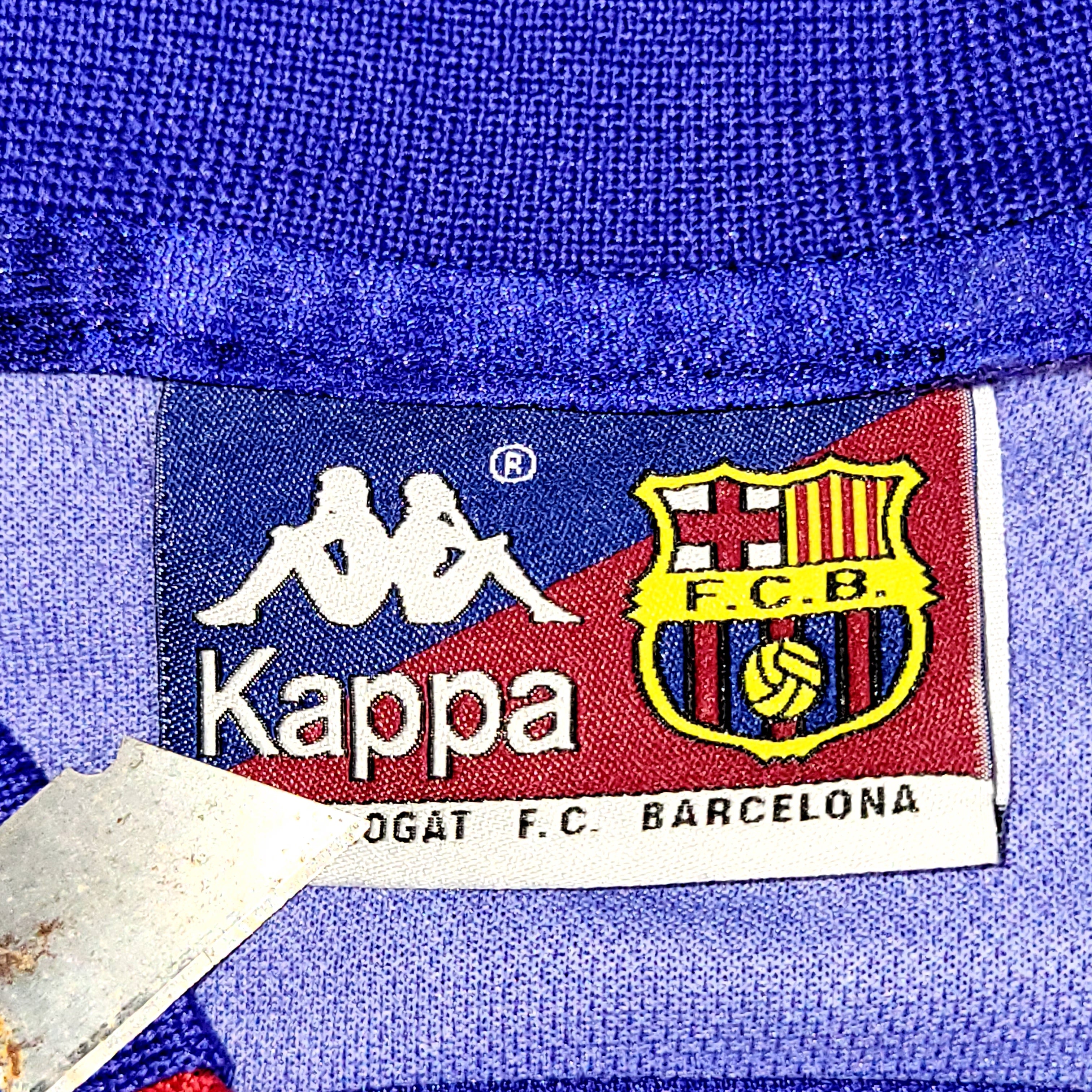 Ronaldo Kappa Barcelona 1996 1997 Home Soccer Jersey XL