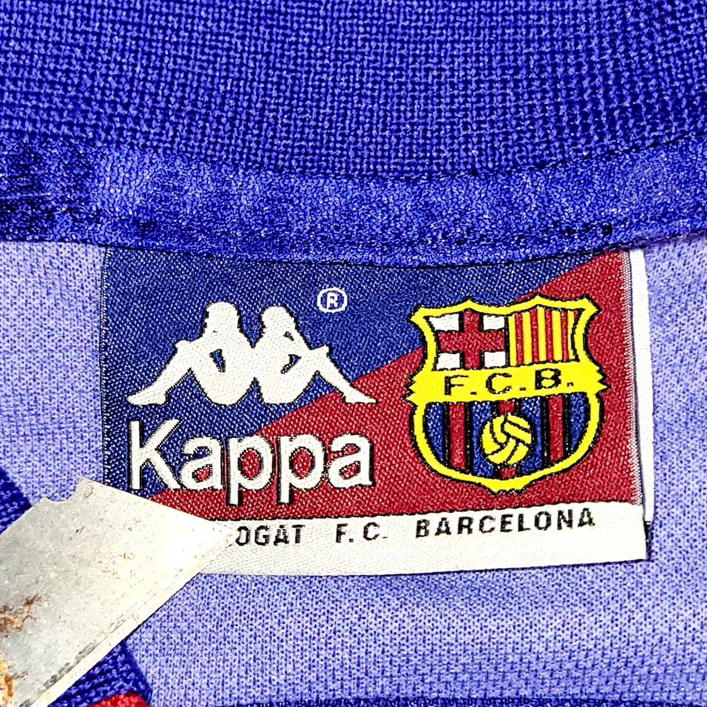 Ronaldo Kappa Barcelona 1996 1997 Home Soccer Jersey XL