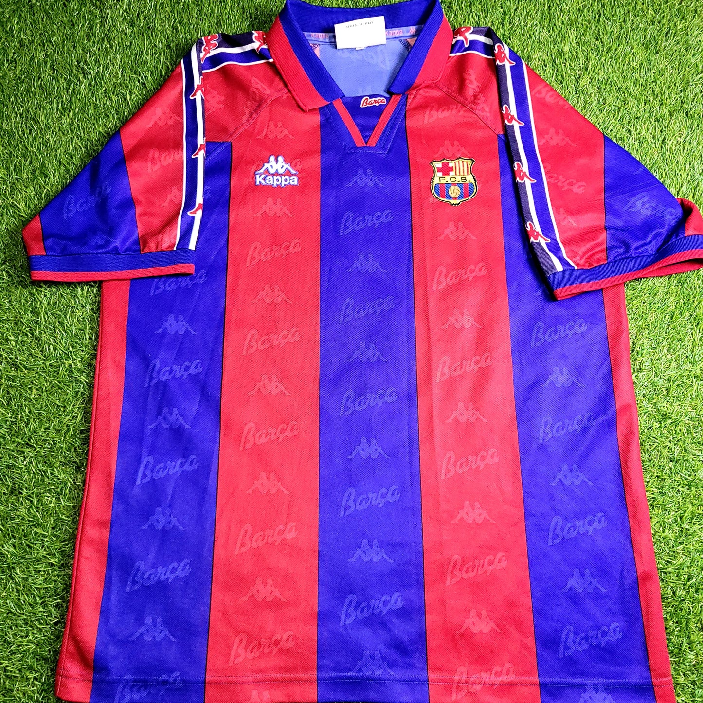 Ronaldo Kappa Barcelona 1996 1997 Home Soccer Jersey L