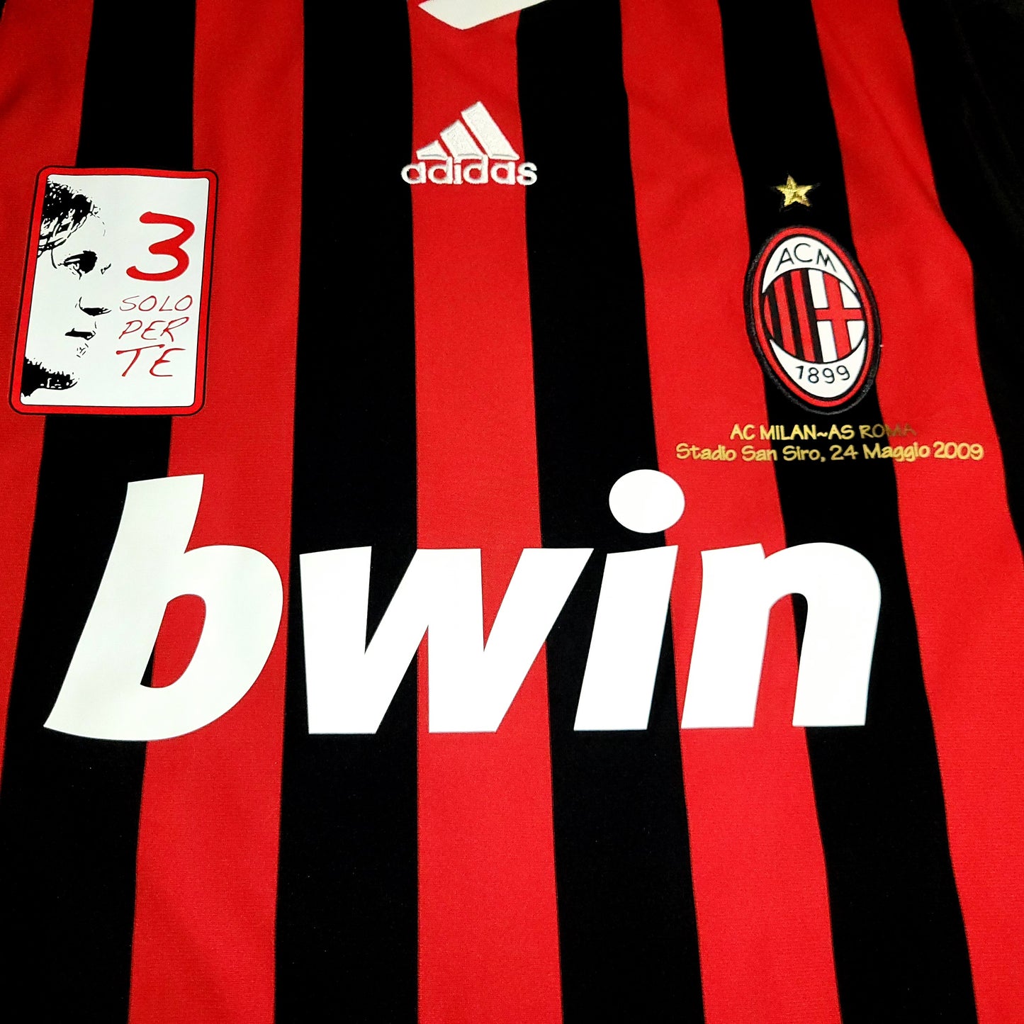 Maldini AC Milan 2009 2010 FAREWELL MATCH Soccer Jersey XL SKU# E84210