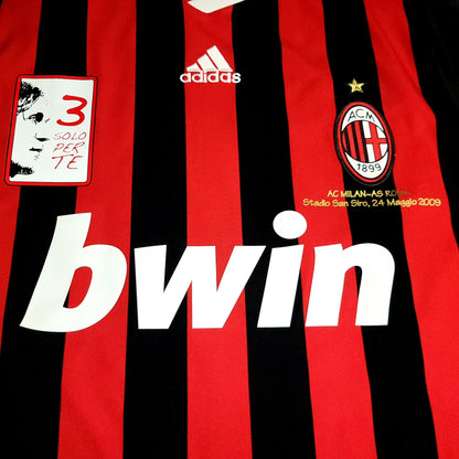 Maldini AC Milan 2009 2010 FAREWELL MATCH Soccer Jersey XL SKU# E84210