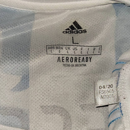 Messi Argentina 2020 2021 2022 COPA AMERICA FINAL Soccer Jersey L SKU# FS6565