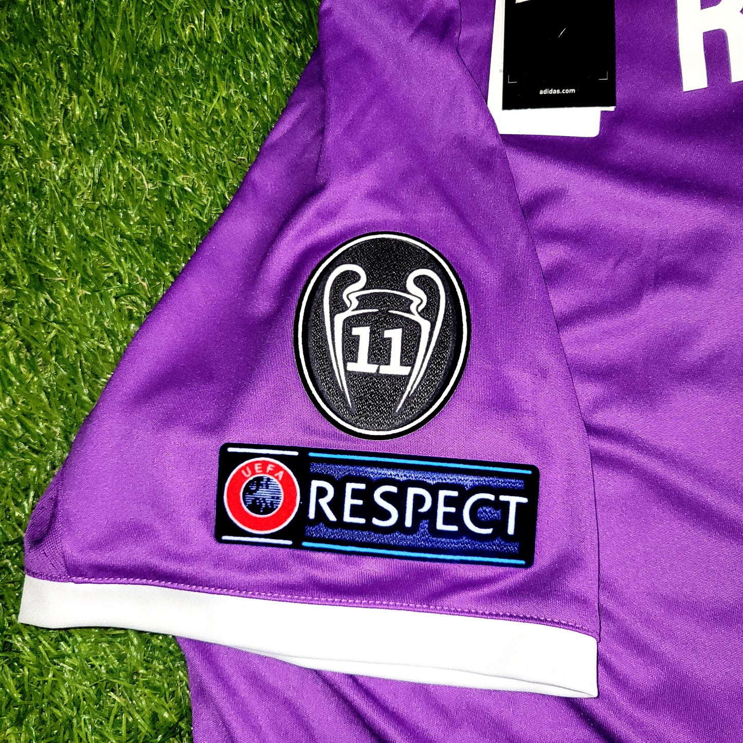 Cristiano Ronaldo Real Madrid 2016 2017 UEFA FINAL Purple Away Soccer Jersey BNWT XL SKU# AI5158