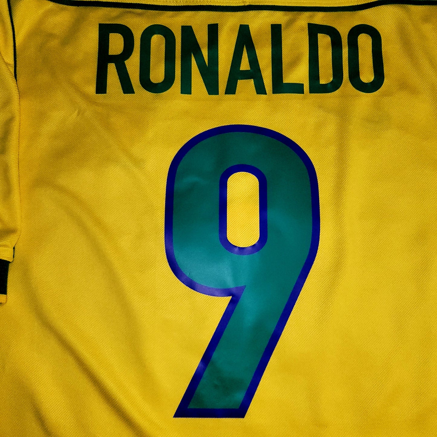 Ronaldo Brazil 1998 WORLD CUP Nike Home Soccer Jersey XL