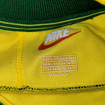 Ronaldo Brazil 1998 WORLD CUP Nike Home Soccer Jersey XL