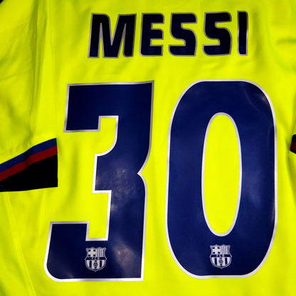 Messi Barcelona 2005 2006 Away Soccer Jersey L SKU# 195971