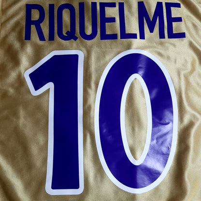 Riquelme Barcelona 2002 2003 UEFA DEBUT Soccer Third Jersey XL