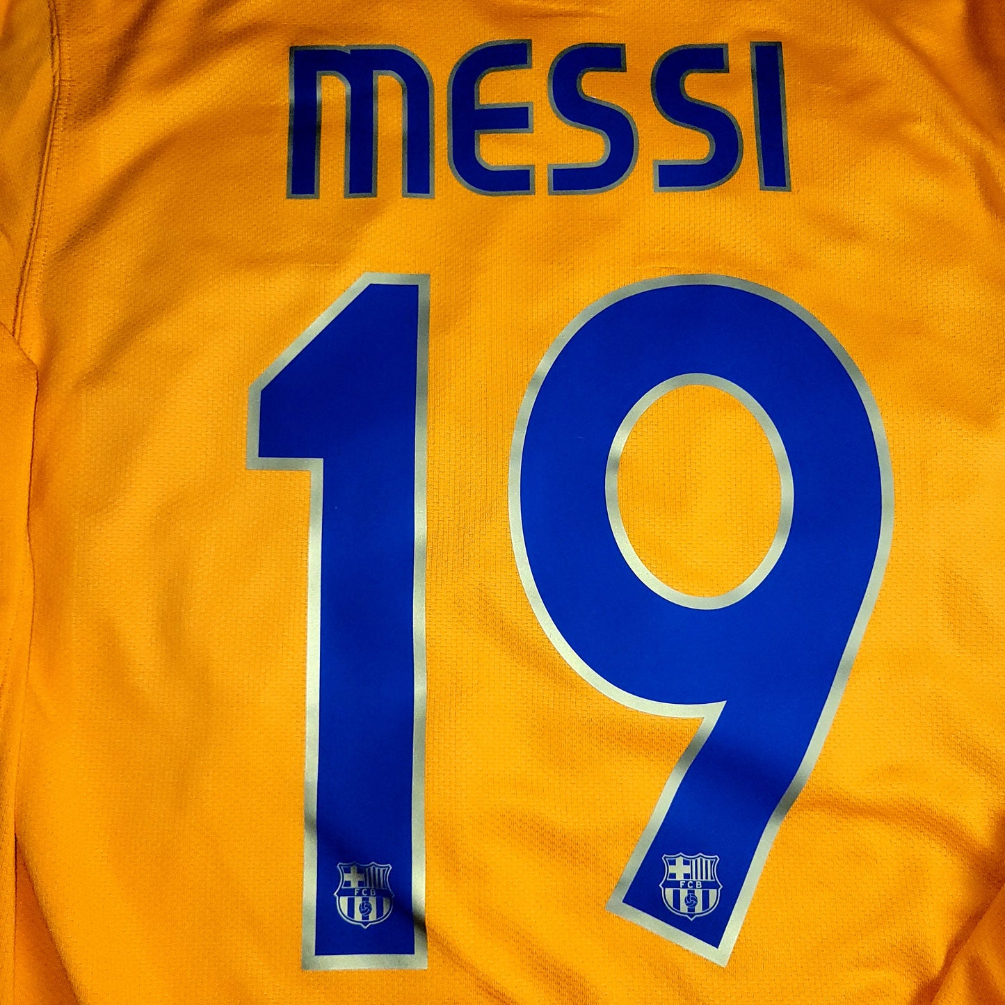 Messi Barcelona 2007 2008 Third Long Sleeve Soccer Jersey M SKU# 244795-818