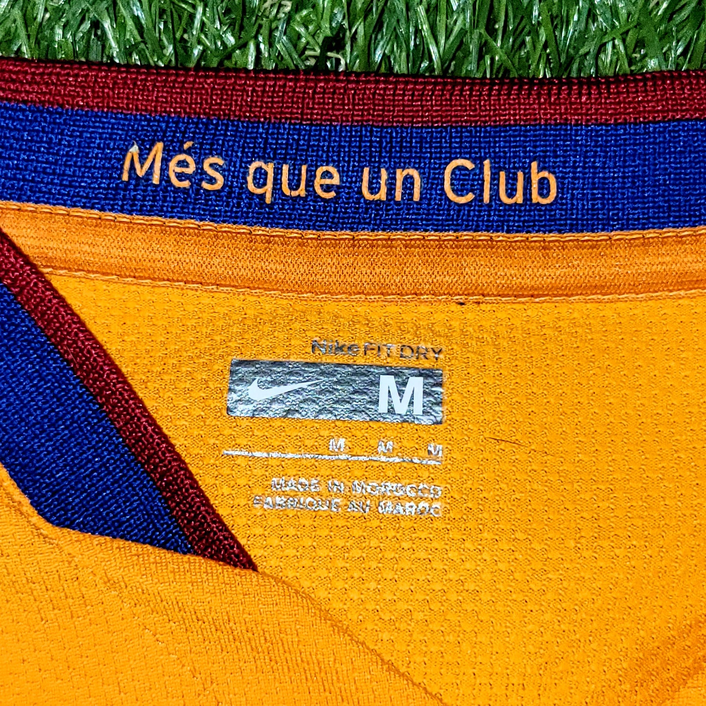 Messi Barcelona 2007 2008 Third Long Sleeve Soccer Jersey M SKU# 244795-818