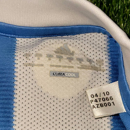 Messi Argentina 2010 WORLD CUP Home Soccer Jersey M SKU# P79919