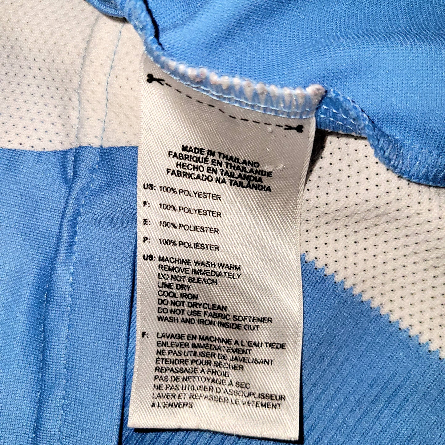 Messi Argentina 2010 WORLD CUP Home Soccer Jersey L SKU# P79919