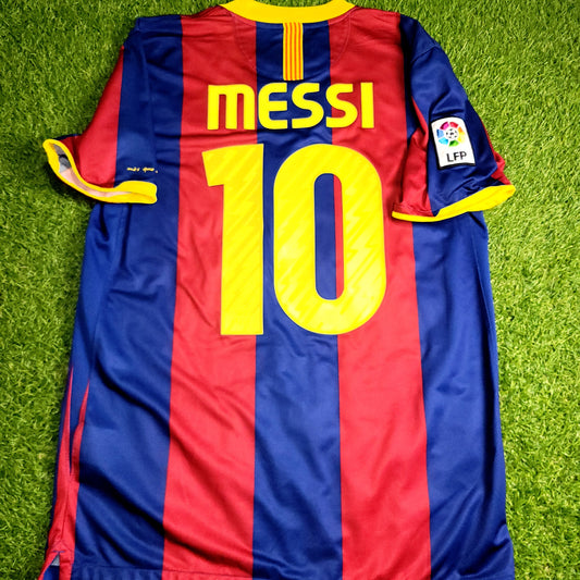 Messi Barcelona 2010 2011 Home Soccer Jersey M SKU# 382354-488
