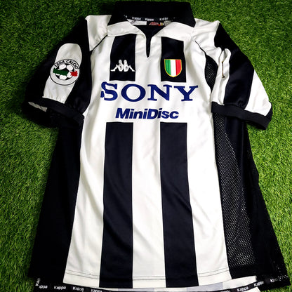 Zidane Juventus 1997 1998 Kappa Home Soccer Jersey XL