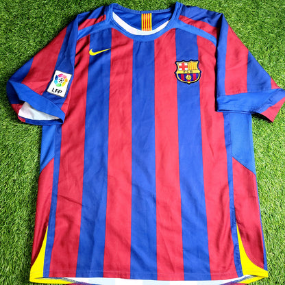 Messi Barcelona 2005 2006 Soccer Jersey M SKU# 195970