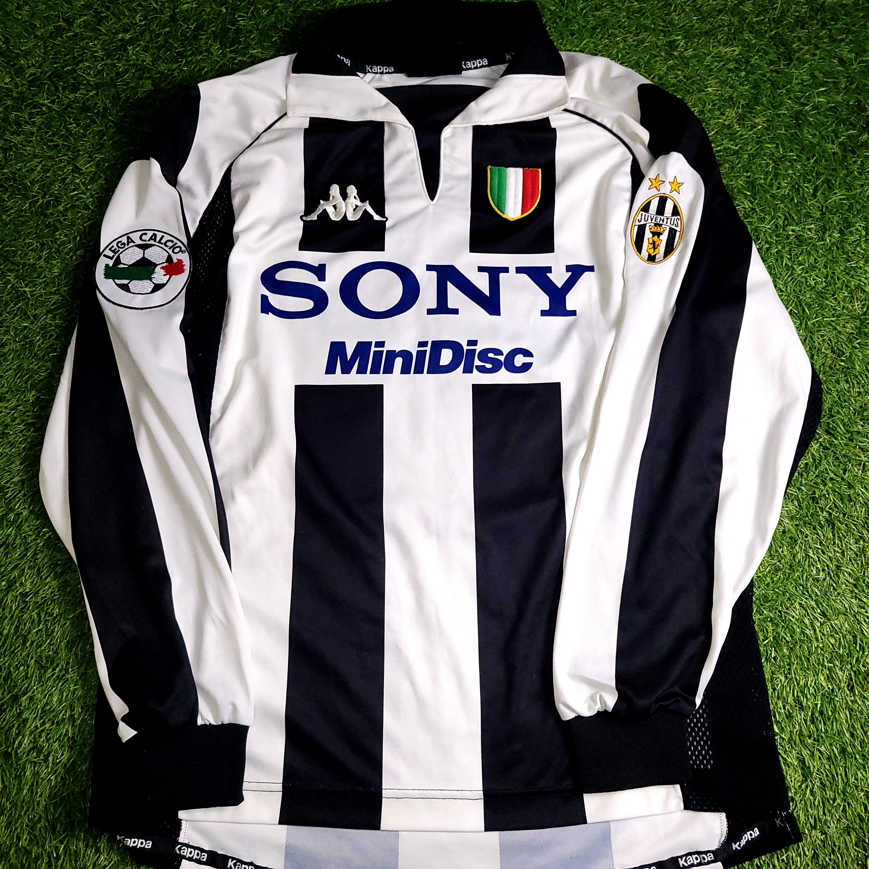 Zidane Juventus 1997 1998 Long Sleeve Kappa Soccer Jersey M