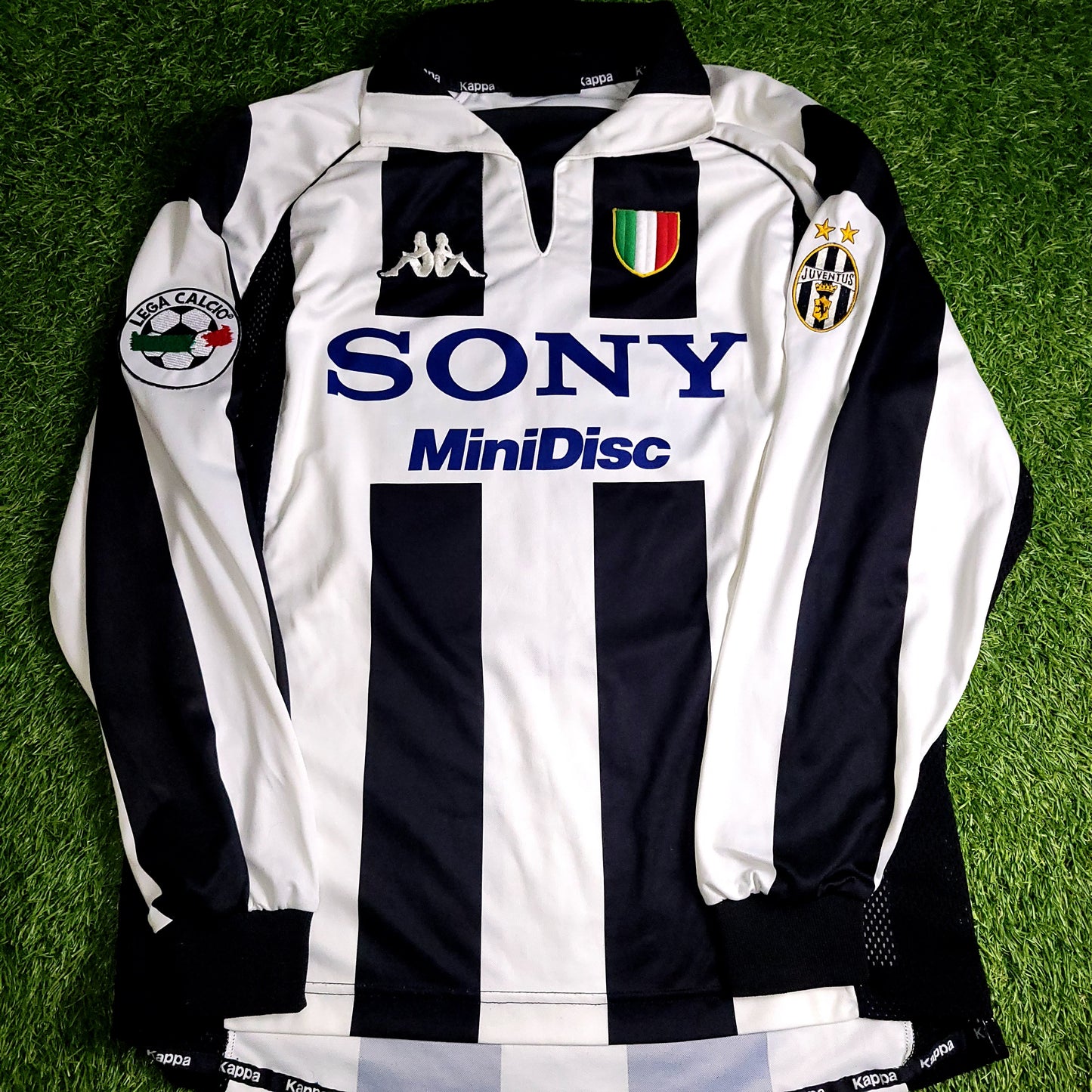Zidane Juventus 1997 1998 Long Sleeve Kappa Soccer Jersey M