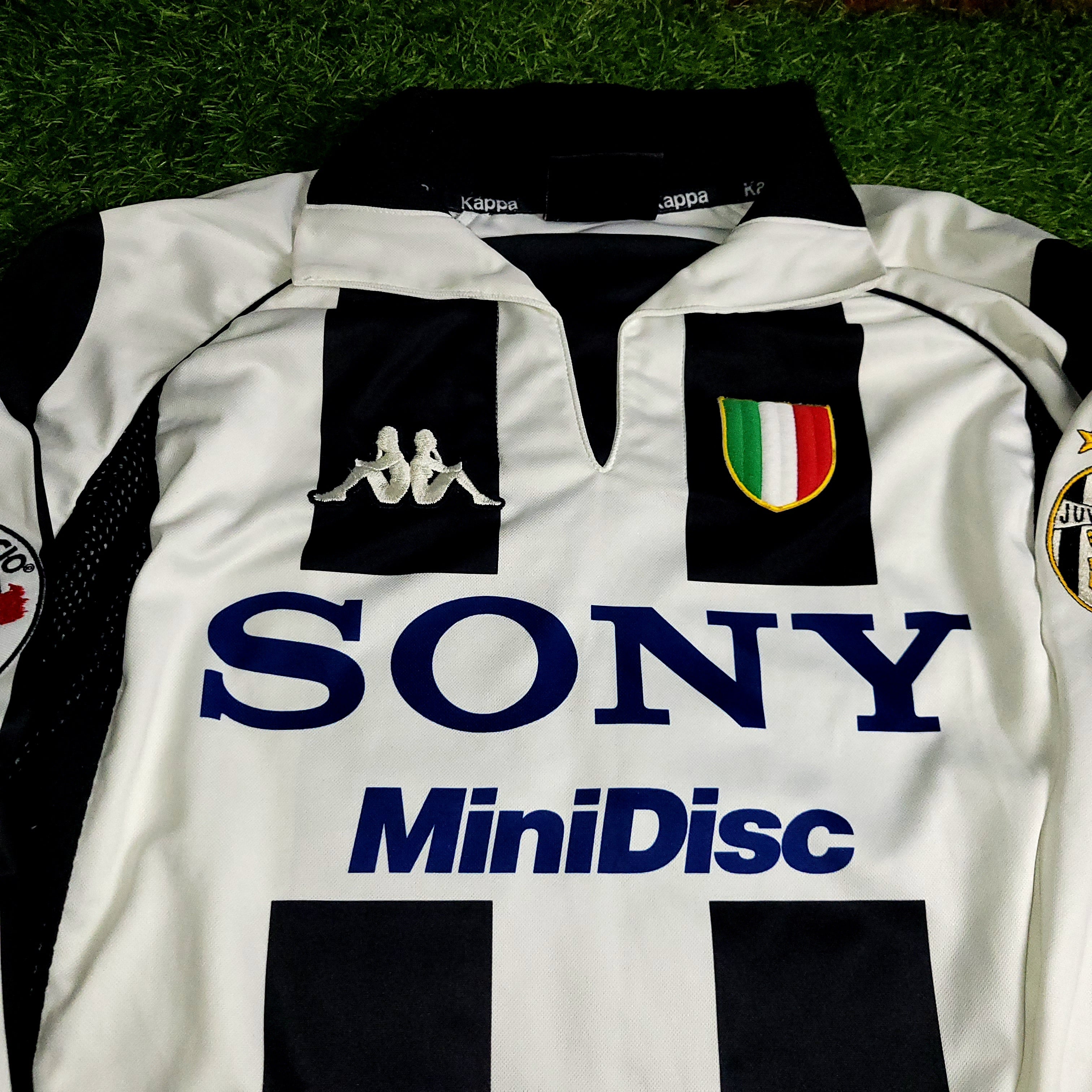 Zidane Juventus 1997 1998 Long Sleeve Kappa Soccer Jersey M
