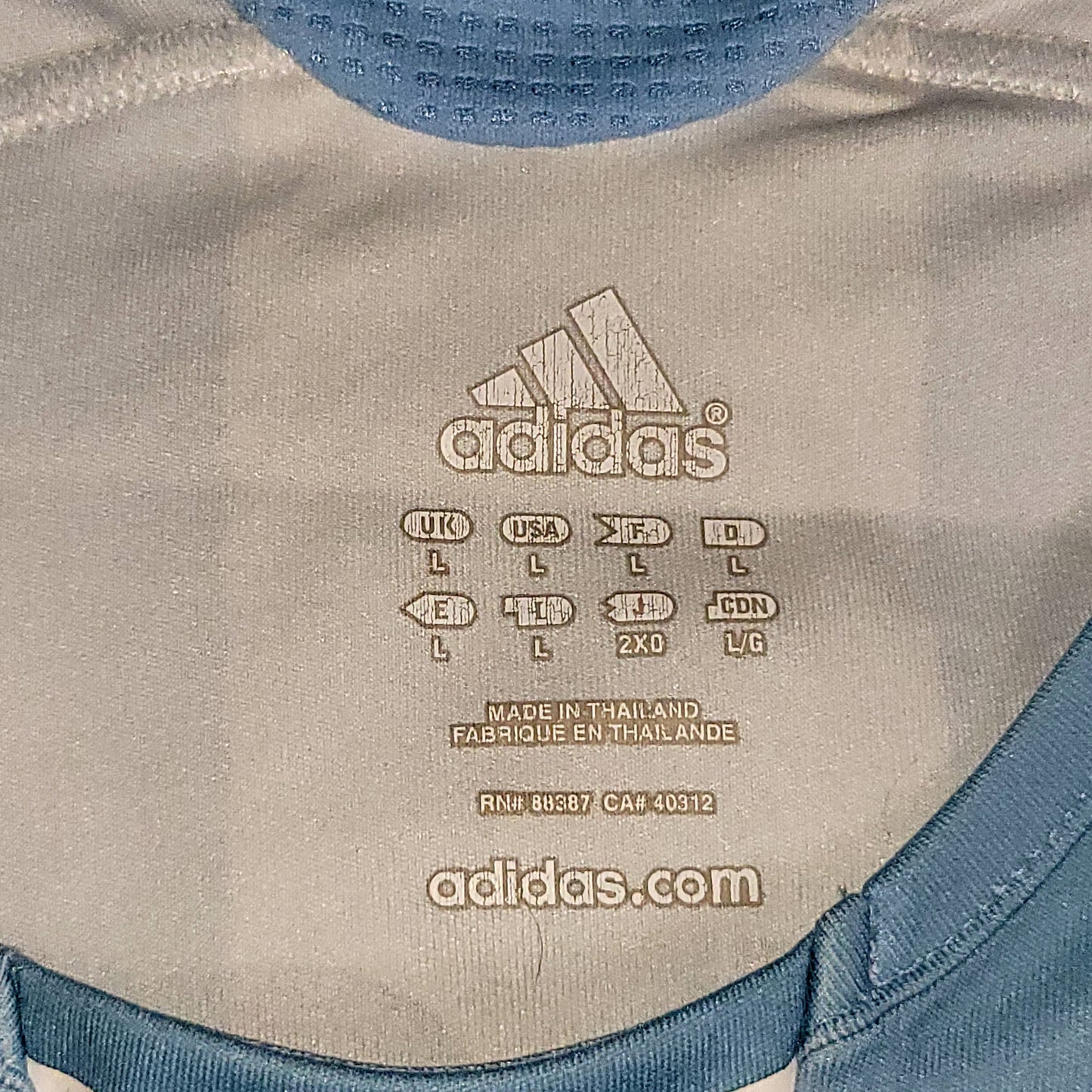 Messi Argentina 2006 WORLD CUP Home Soccer Jersey L SKU# 739802