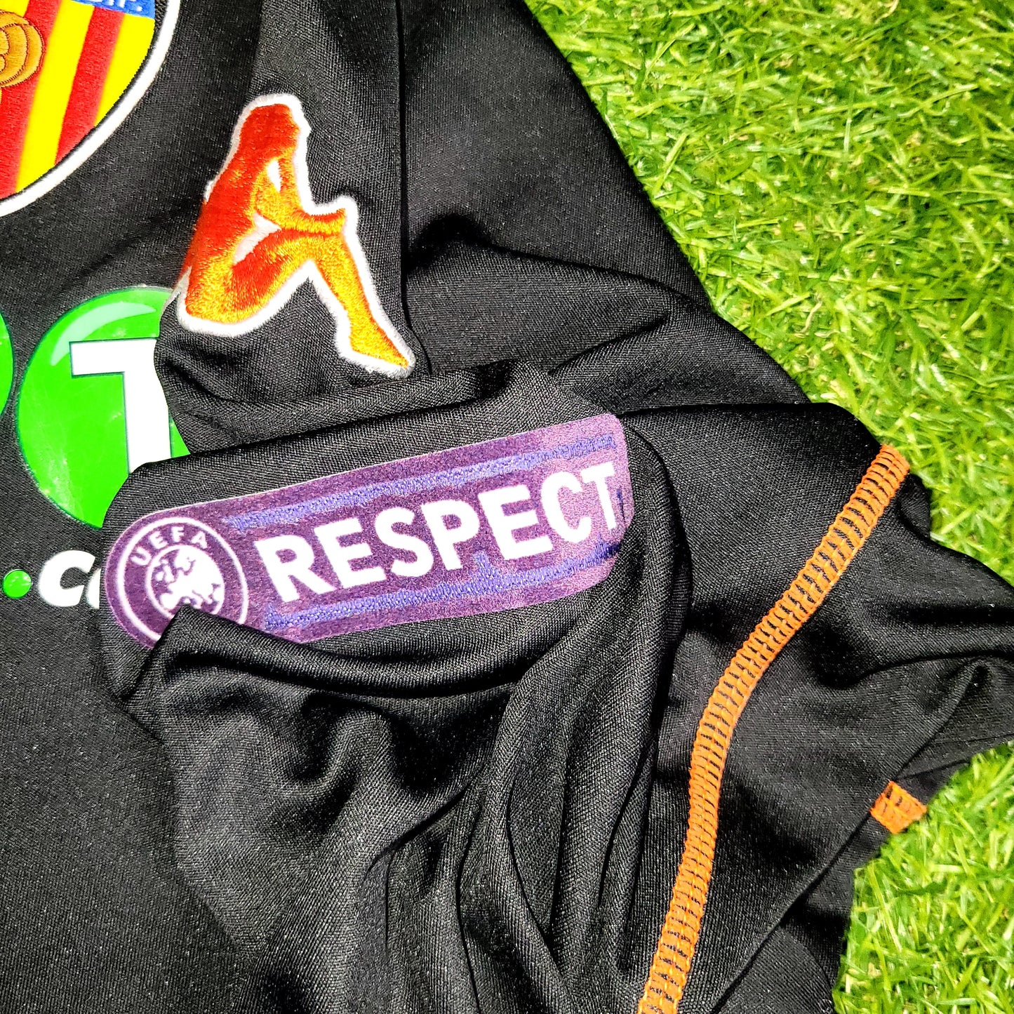 Villa Valencia Kappa 2009 2010 Away Soccer Jersey XL