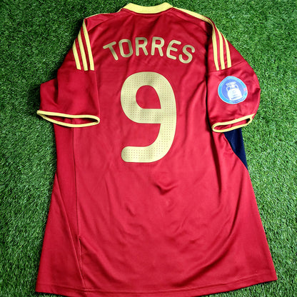 Torres Spain 2009 CONFEDERATIONS CUP Soccer Jersey M SKU# P06574
