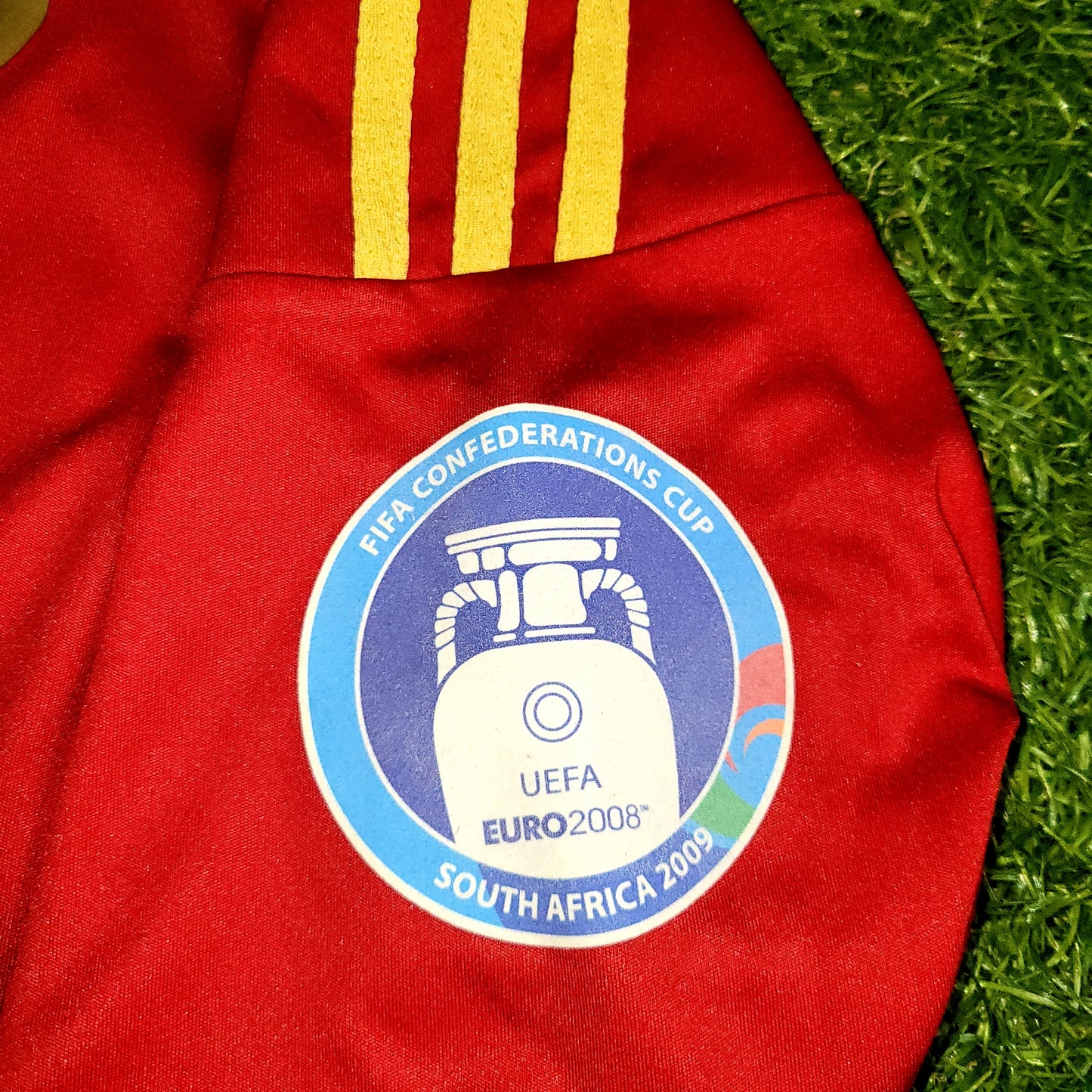 Torres Spain 2009 CONFEDERATIONS CUP Soccer Jersey M SKU# P06574