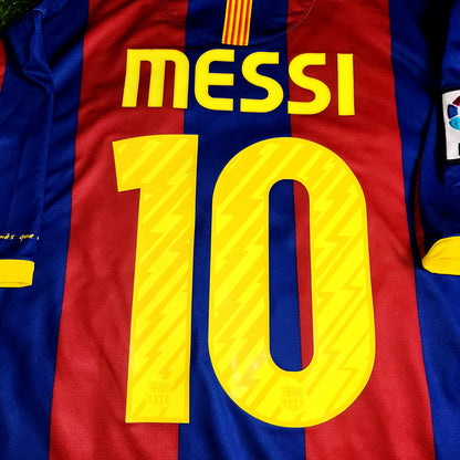 Messi Barcelona 2010 2011 Home Soccer Jersey XL SKU# 382354-488 - ForeverSoccerJerseys